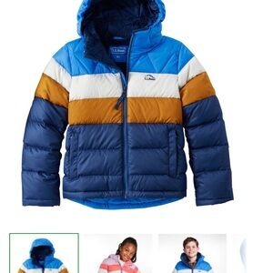 L.L. Bean Kids’ Down Colorblock Jacket